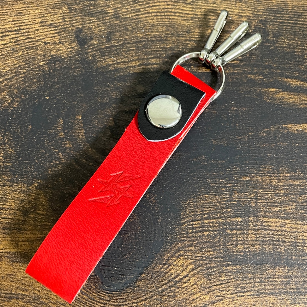 グローブレザー キーホルダー ストラップ マルチカラー 【国産牛革】