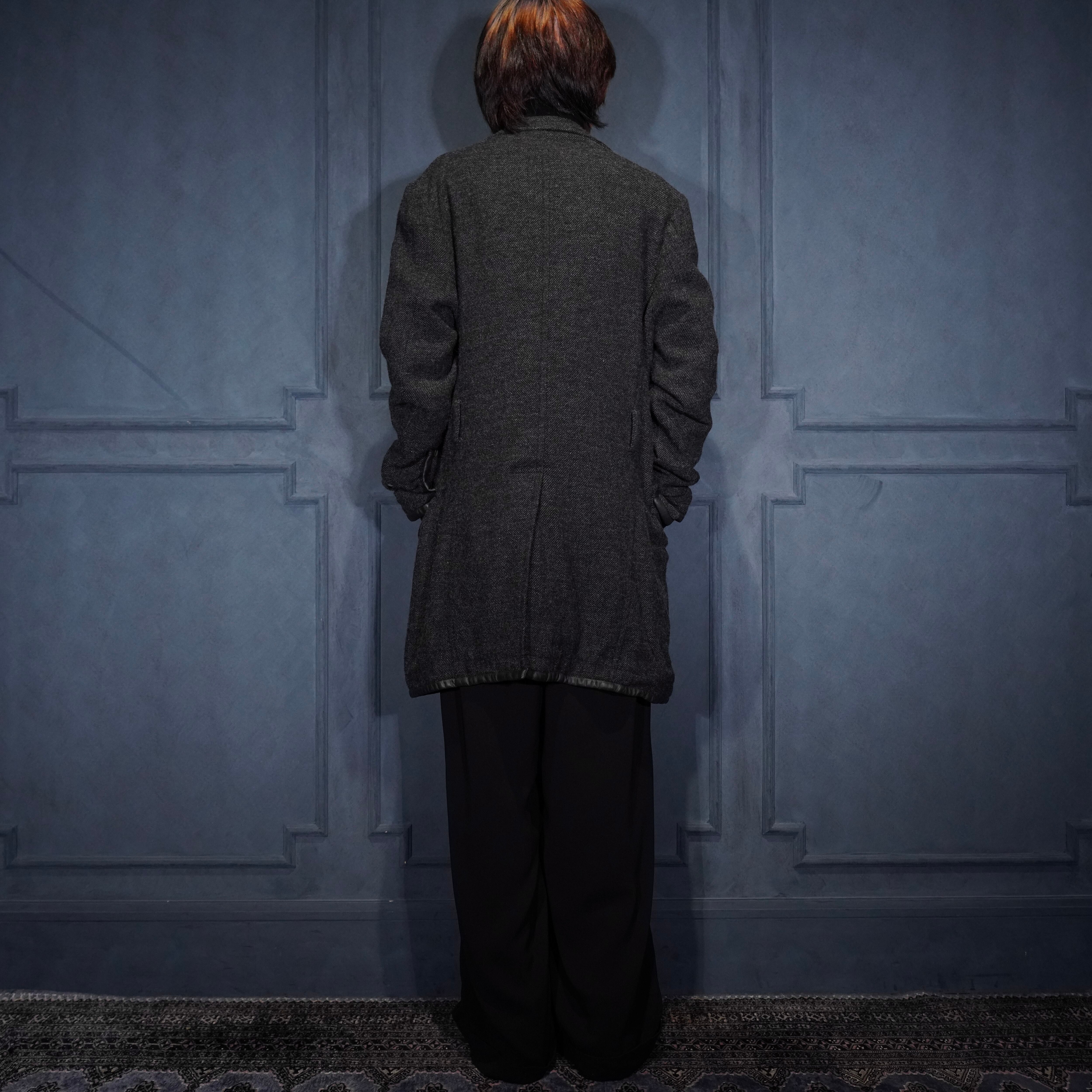 Y's YOHJI YAMAMOTO WOOL DESIGN COAT MADE IN JAPAN/ワイズヨウジ