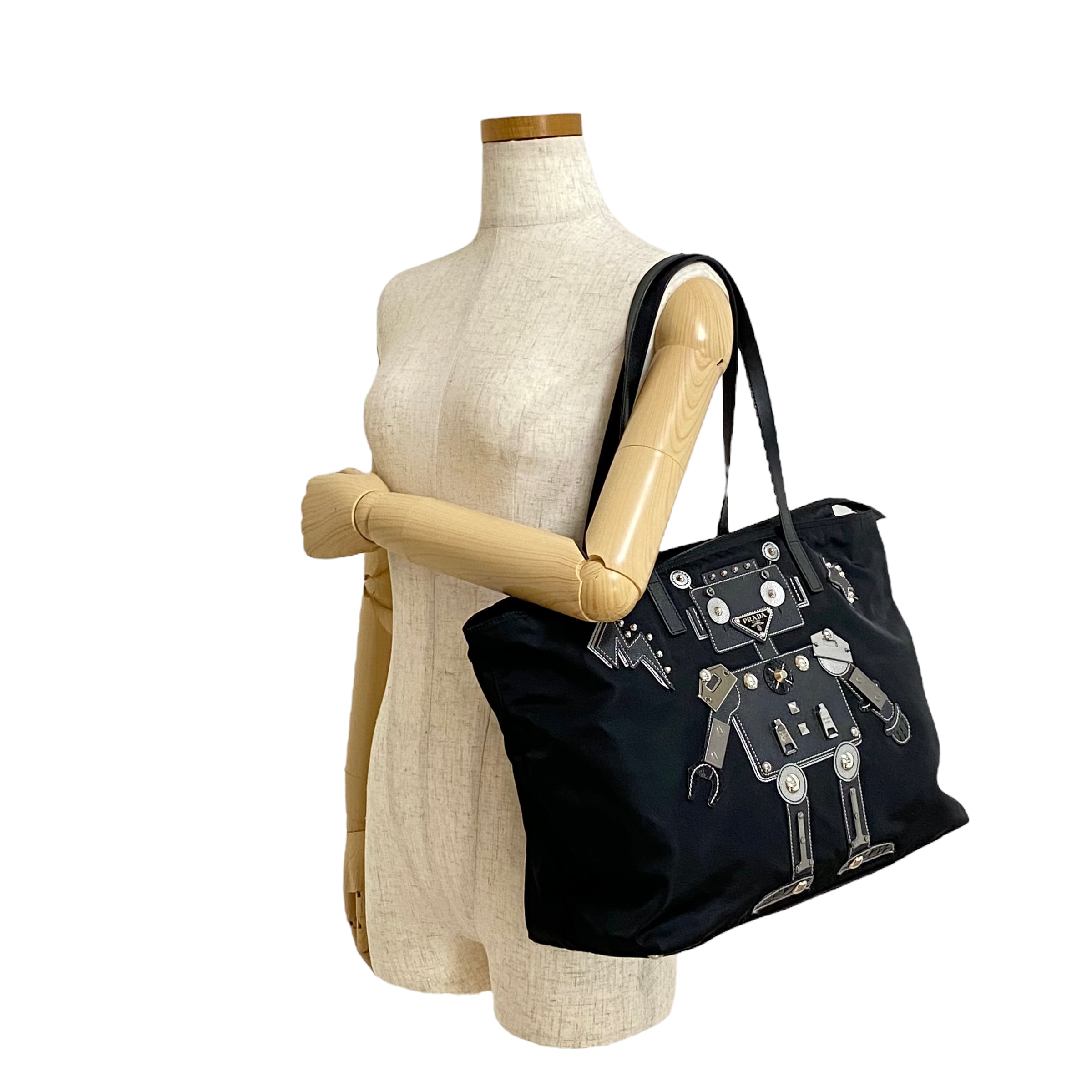 美品ラゲージ マイクロショッパー マルチカラー トートバッグ トート