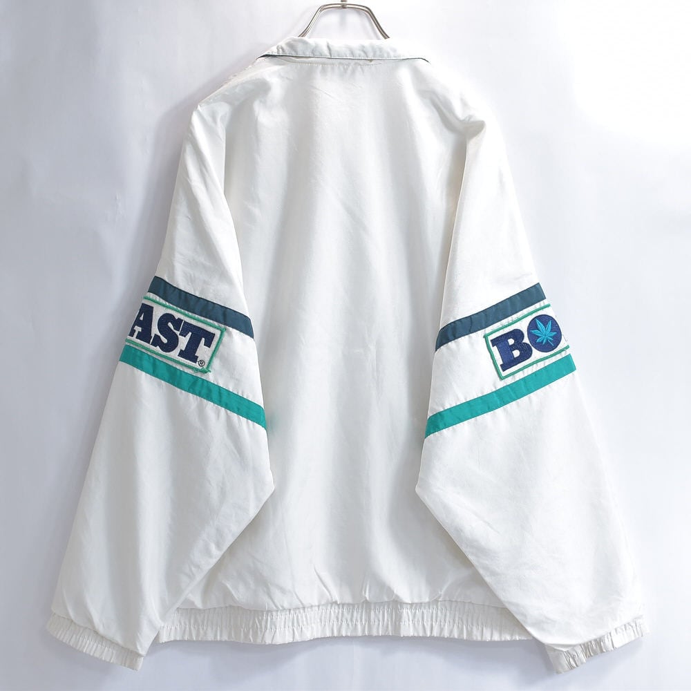 90s BOAST U.S.A. ボースト ロゴ刺繍 切替 デザイン ナイロン 90s BOAST U.S.A. ボースト ロゴ刺繍 切替 デザイン ナイロン