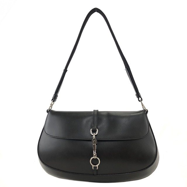 PRADA プラダ  メタルクロージャー  レザー ホーボーバッグ ハンドバッグ ブラウン vintage ヴィンテージ オールド bsinvy