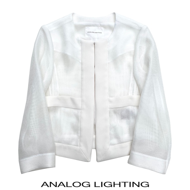 No Collar Air Jacket／WHITE　