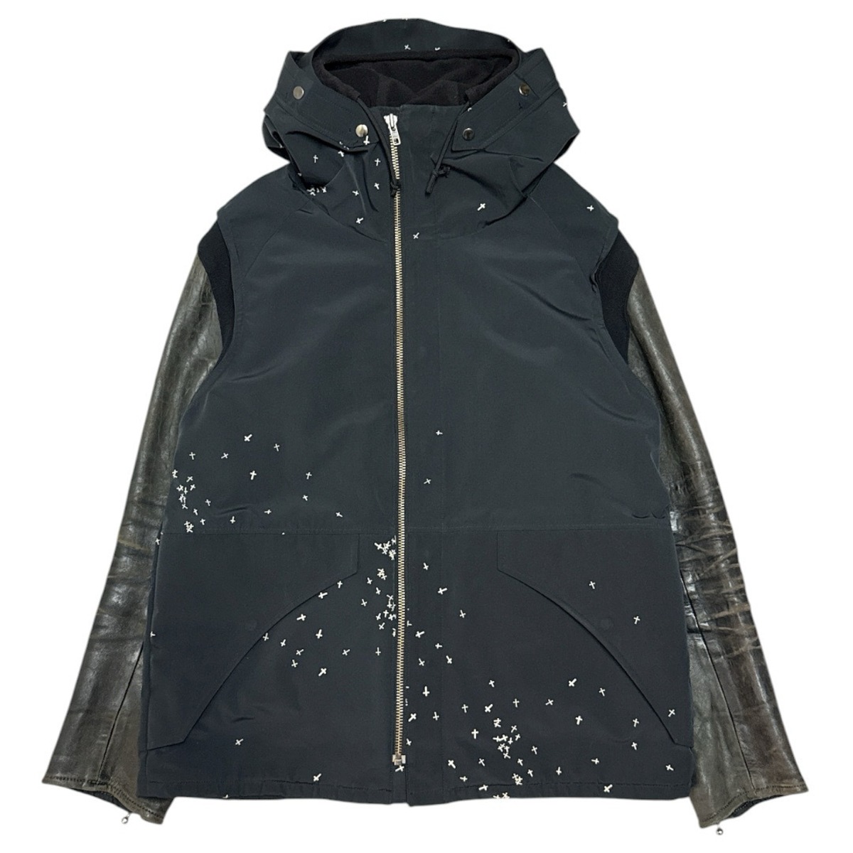 UNDERCOVER (ARCHIVE) 05AW ARTS&CRAFT 期 Leather Sleeve Hooded 