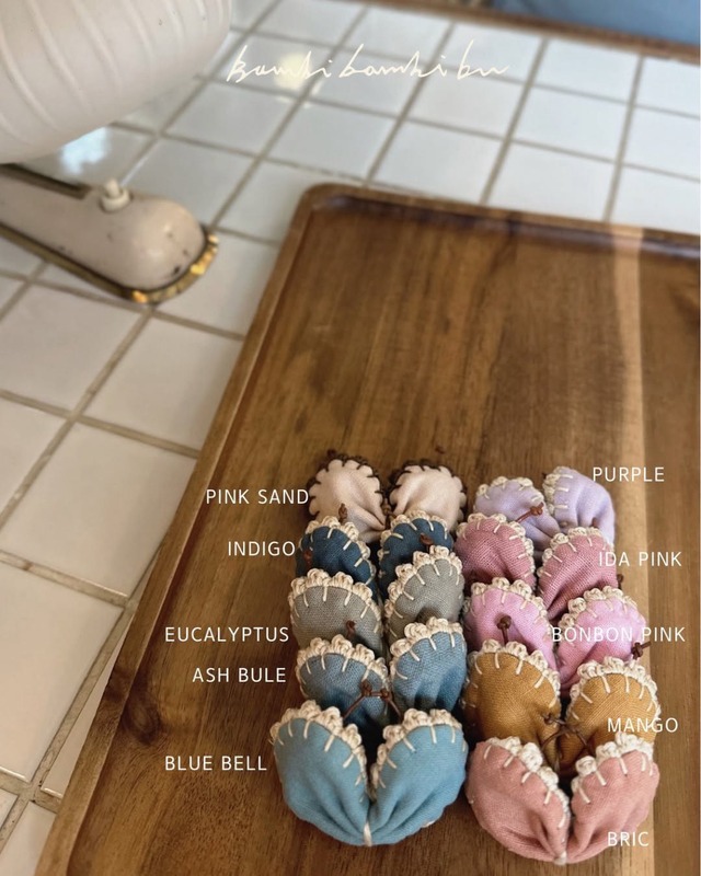 【受注販売】밤비밤비부　bambibambibu Butterfly hair pin. 1p  LACE