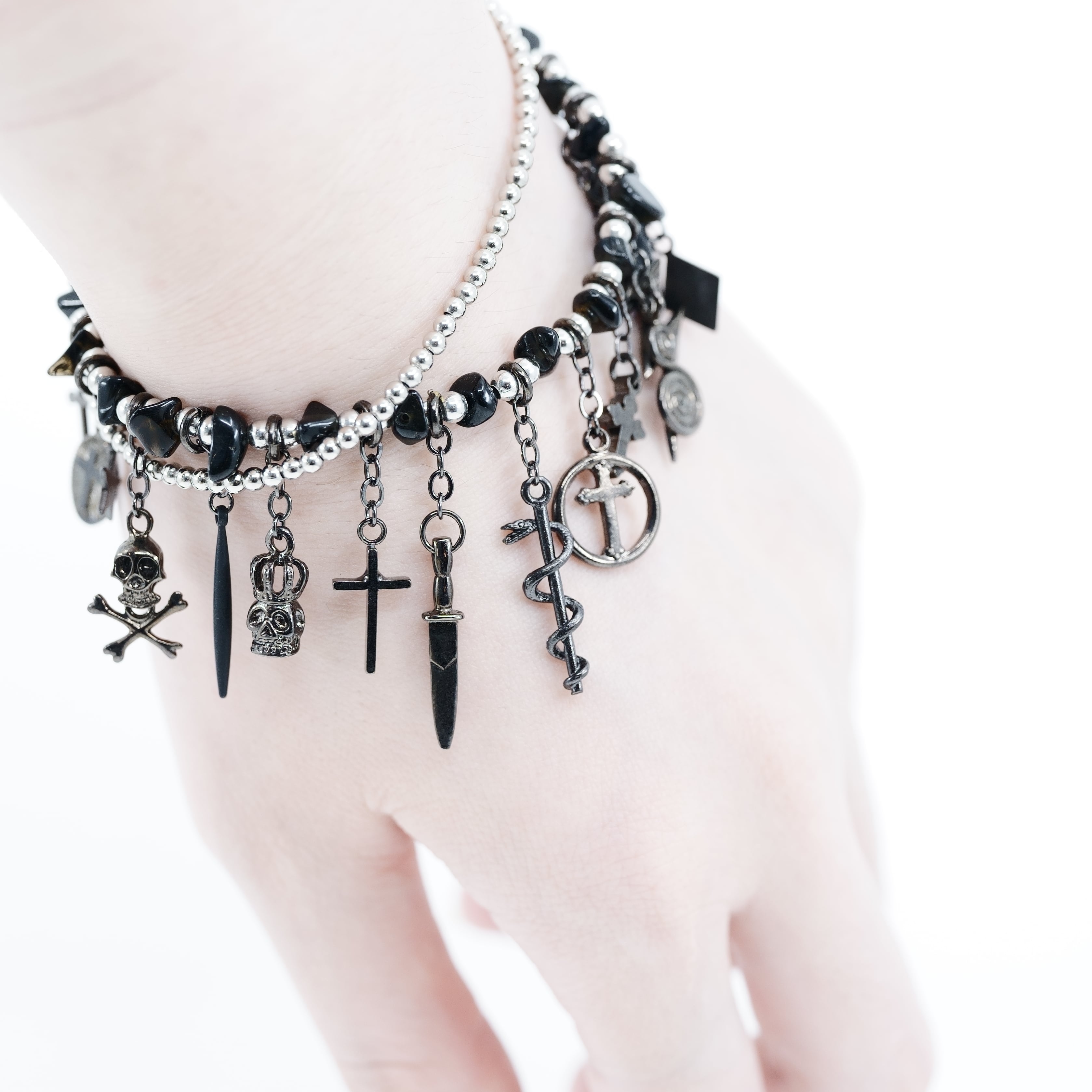 gunda ブレスレット 2024 1st】gunda<ガンダ>BUBBLE'24 BRACELET/Garnet [バブル'24