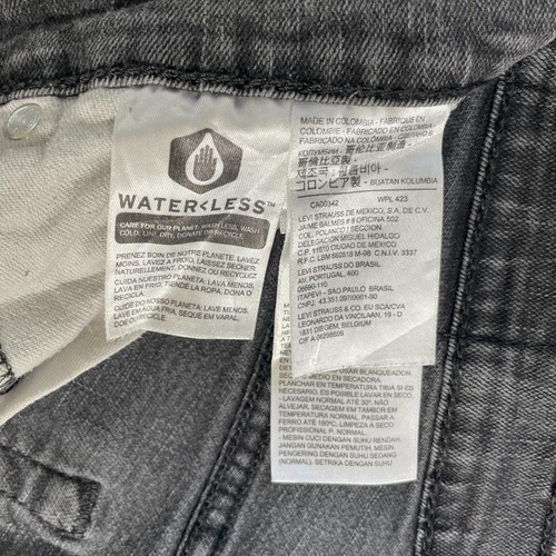 【W38 L30】 コロンビア製 japan levi's black 559 詳細写真6