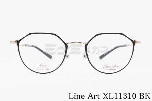 【中条あやみさん着用】Line Art メガネ Solo XL11310 BK クラウンパント ソロ CHARMANT シャルマン ラインアート 正規品