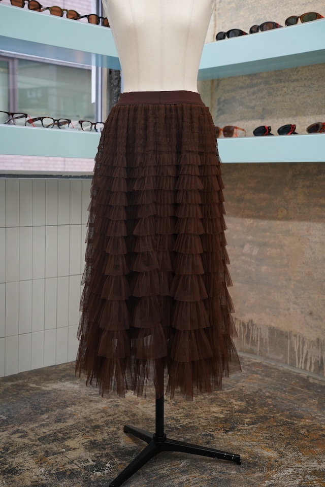 LONG FRIL SKIRT