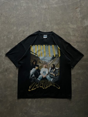NIRVANA NEVERMIND ニルヴァーナ バンドTシャツ XL ブラック Hanes