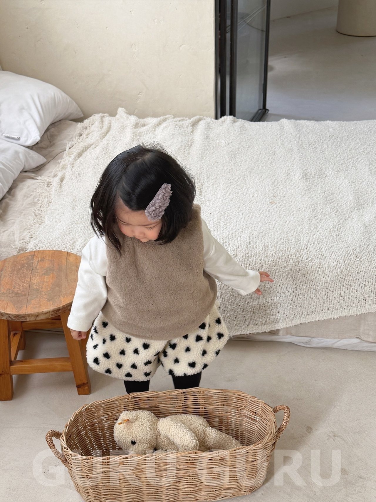 GURUGURU［取寄］cozy fur vest 26winter