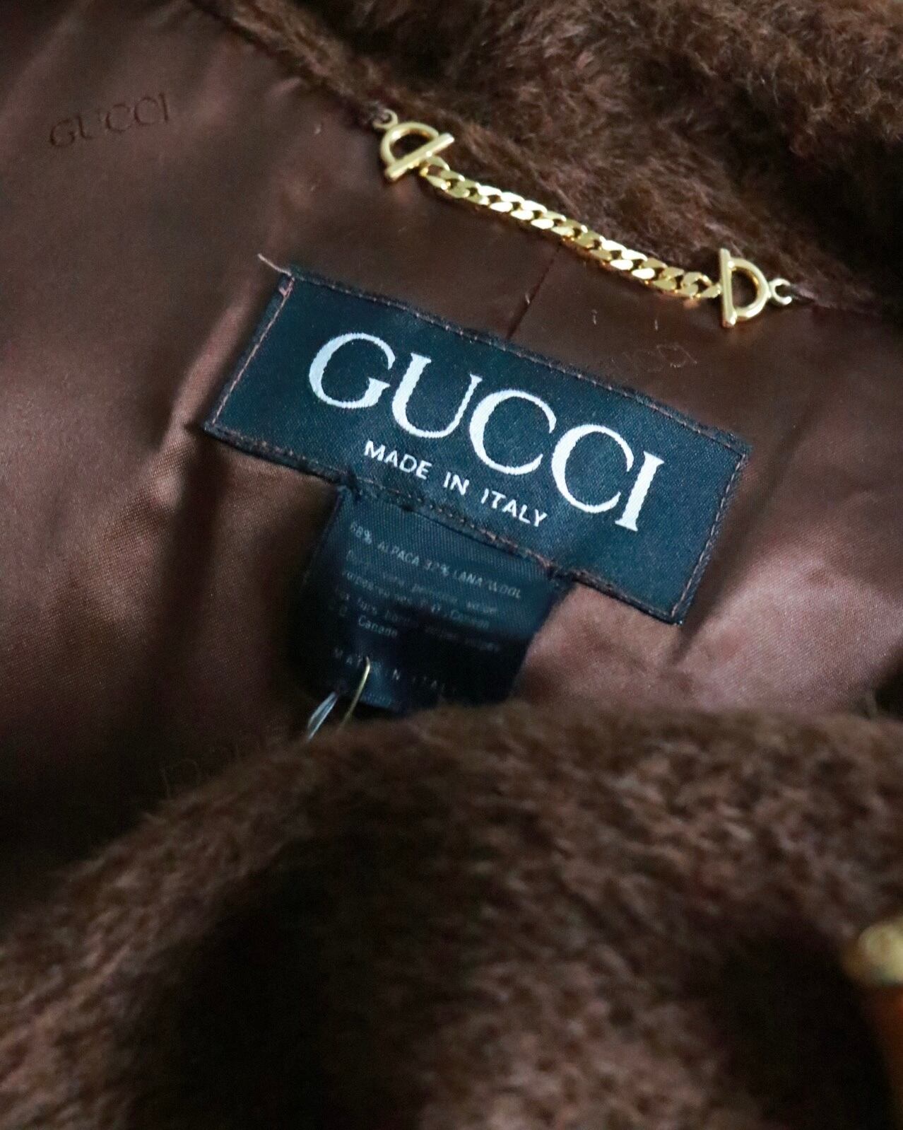 GUCCI bamboo hooded coat | VINIVINI ONLINE SHOP