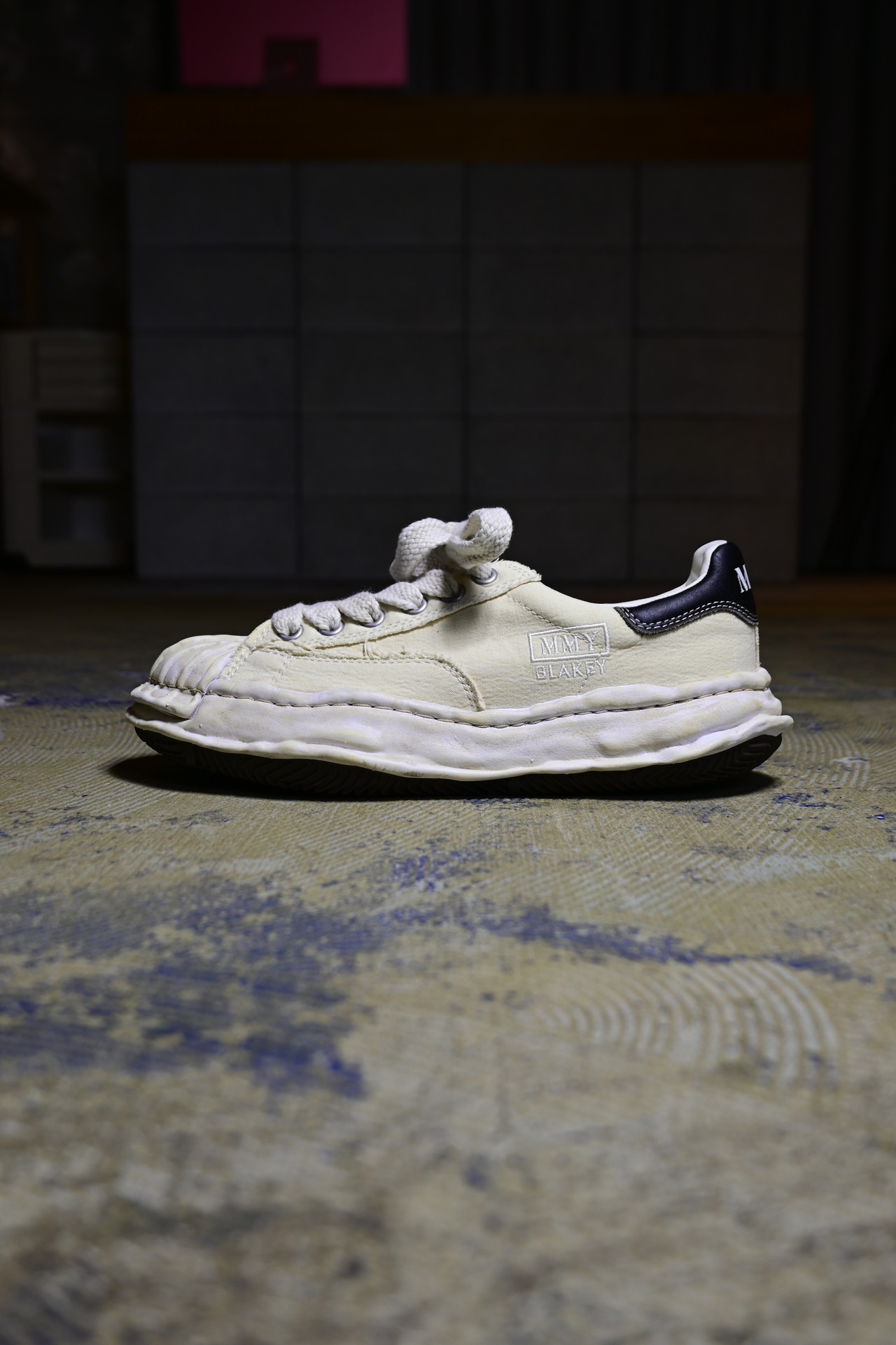 【26AW】MAISON MIHARA YASUHIRO ミハラヤスヒロ /  BLAKEY BLEACHED CANVAS LOW-TOP SNEAKERS / ローカットスニーカー /  A17FW731 - 11