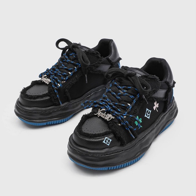 ポップエンブロイダリーボリュームスニーカー 2col   R01557