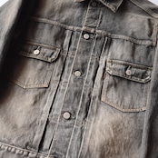 INTÉRIM / SHABBY VINTAGE "2ND" SHUTTLE DENIM SIDE PANEL JACKET