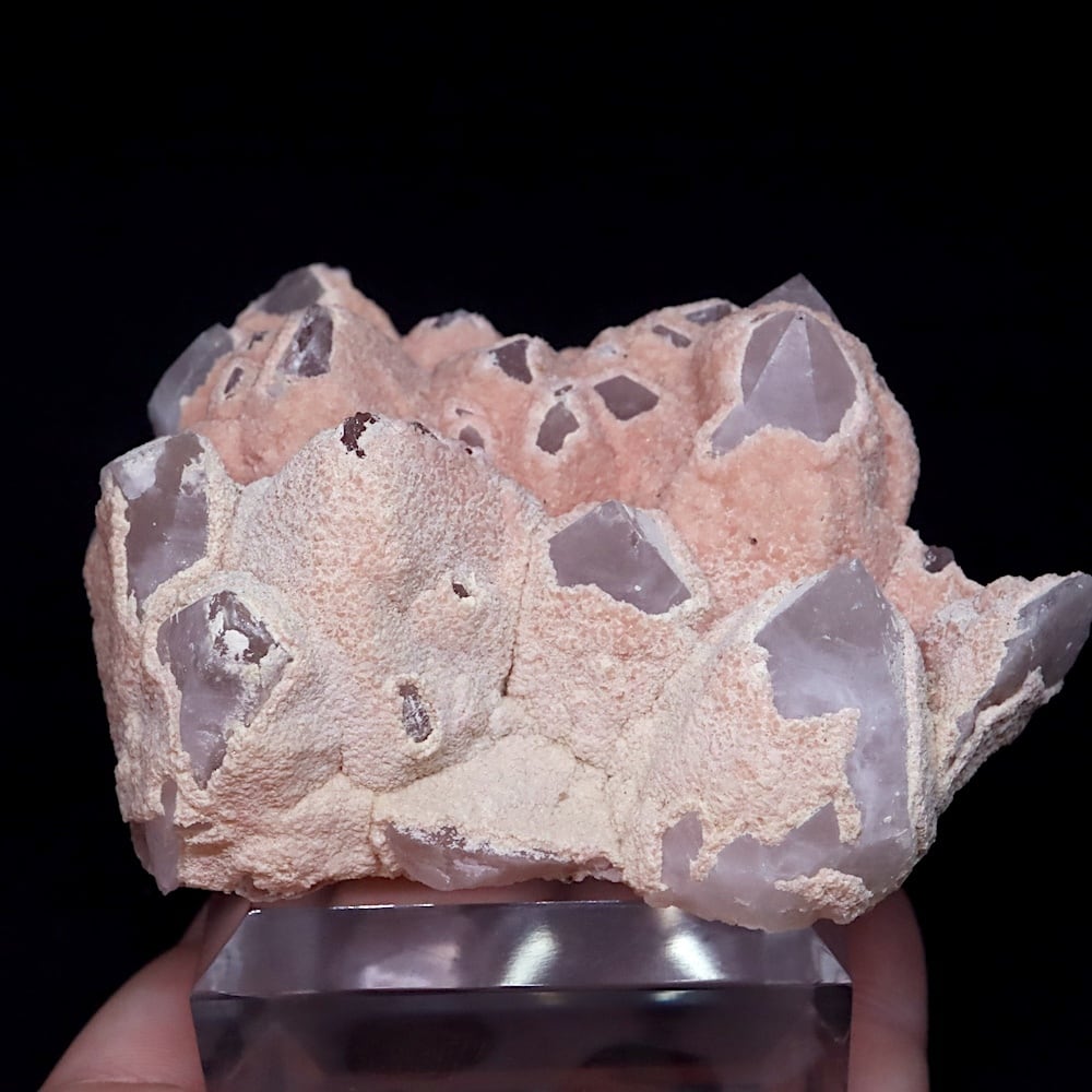 ロードクロサイト in クォーツ インカローズ 菱マンガン鉱 188.7g