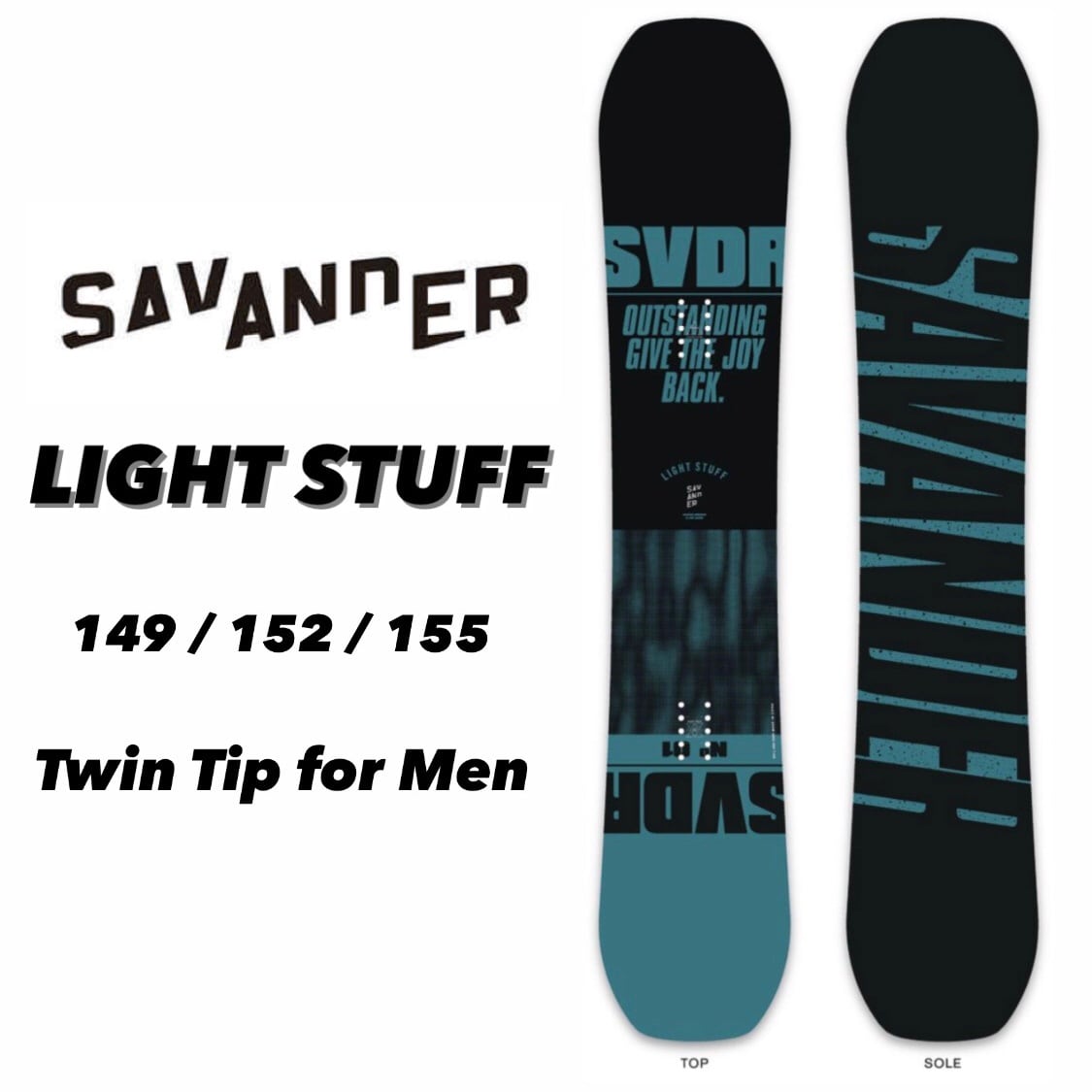 22-23 SAVANDER LIGHT STUFF スノーボード サバンダー