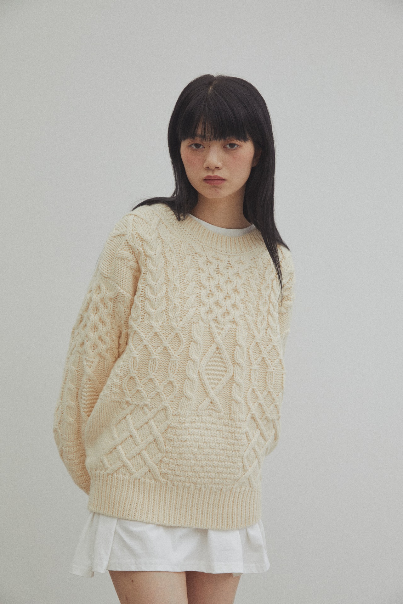 DU250713 Hand Volume Knit【novelty対象item】