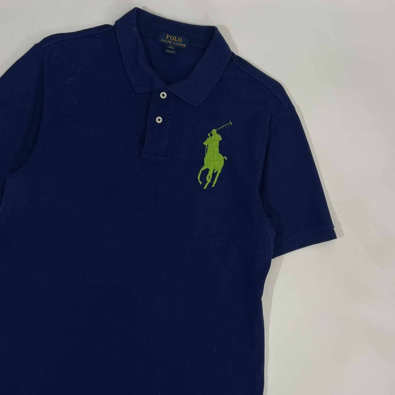 新品✨POLO RALPH LAUREN ポロシャツ M ネイビー 半袖 ポニー ラルフローレン 半袖ポロシャツ ビッグポニー ナンバリング メンズ