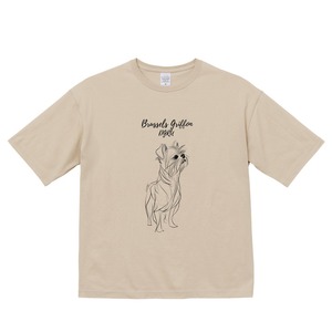 ブリュッセル・グリフォン　ビックシルエットTシャツ