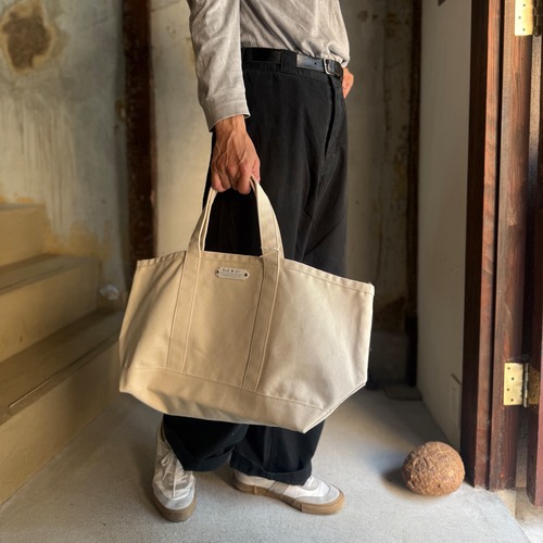 R&D.M.Co-/OLDMAN'S TAILOR　トートバッグ Ｌsize WHITE