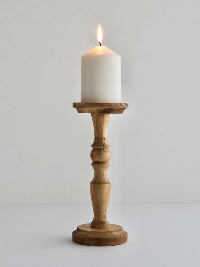 キャンドルスタンド パイン材 L / Candle Stand Pine Wood Large