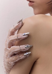 YNYN DIY Nail cuff - Blue Relic