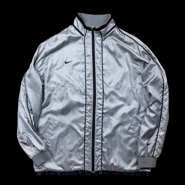 2001 NIKE Metallic Nylon Track Jacket