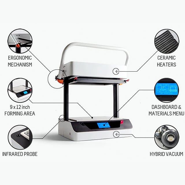 真空成形機 Vaquform DT2 | 3DPRINTER SHOP id.arts