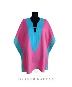 Bodrum Resort Kaftan Tunic Linen Capri ボドルムリゾートカフタンチュニック丈 リネン カプリ