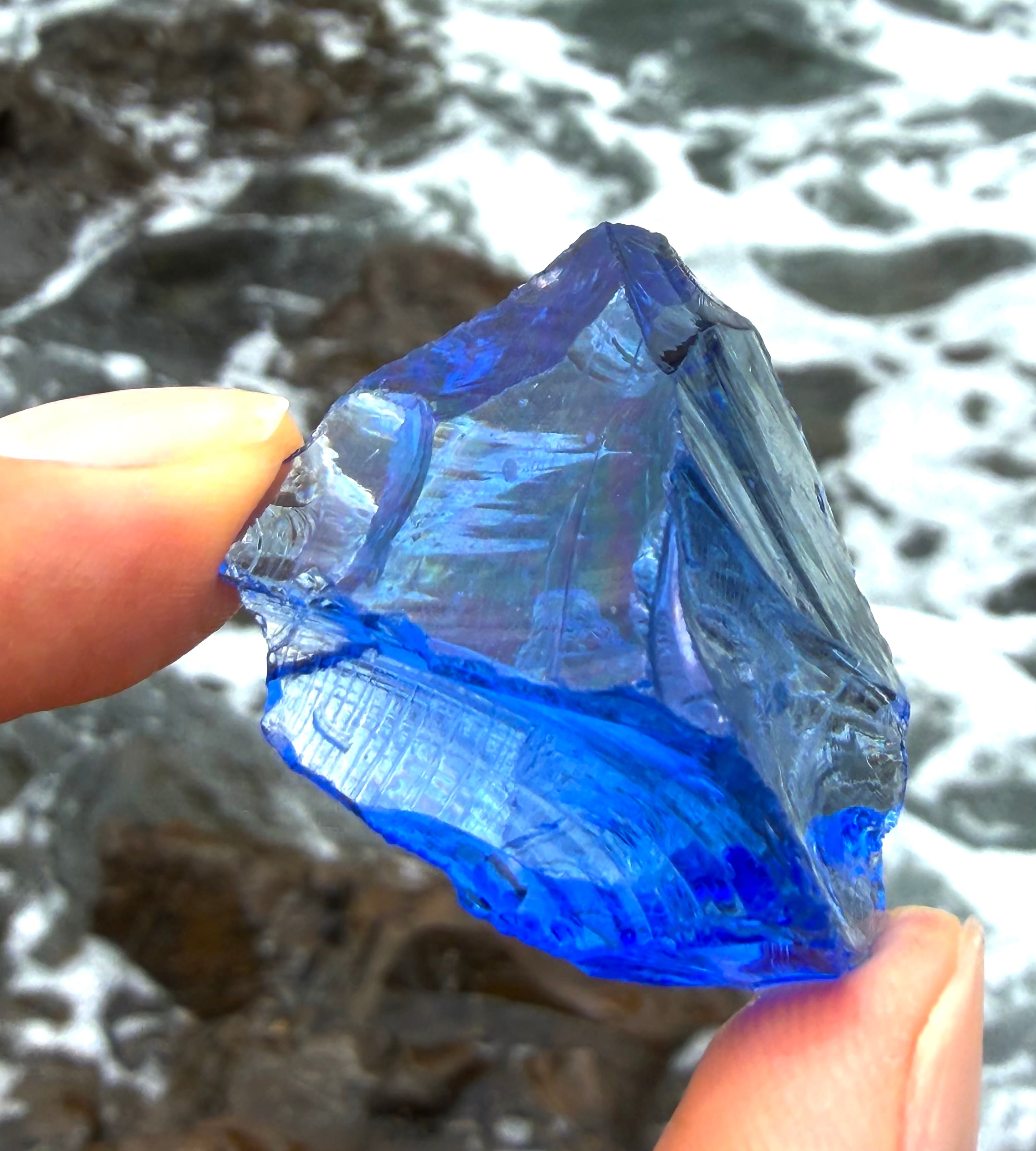 レムリアの青い石 - Andromeda Starseed Blue Andara Crystal | Centre