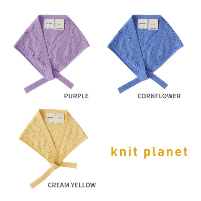 knit planet ／SEED KERCHIEF/SCARF　　25KPSS28