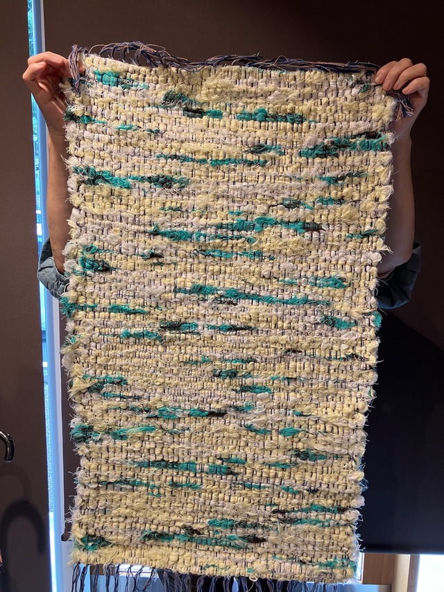 裂織りマット大　今治タオル