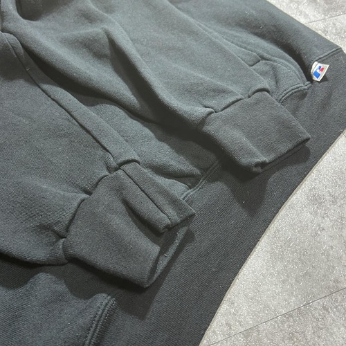 00s Russell Half-zip 企業 ブラック Mid XL 詳細写真9