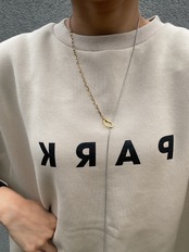 two tone layer necklace
