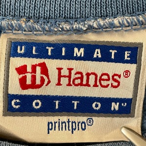 【Hanes】90s ワンポイント 刺繍 スウェット トレーナー メンズL ヘインズ アメリカ古着