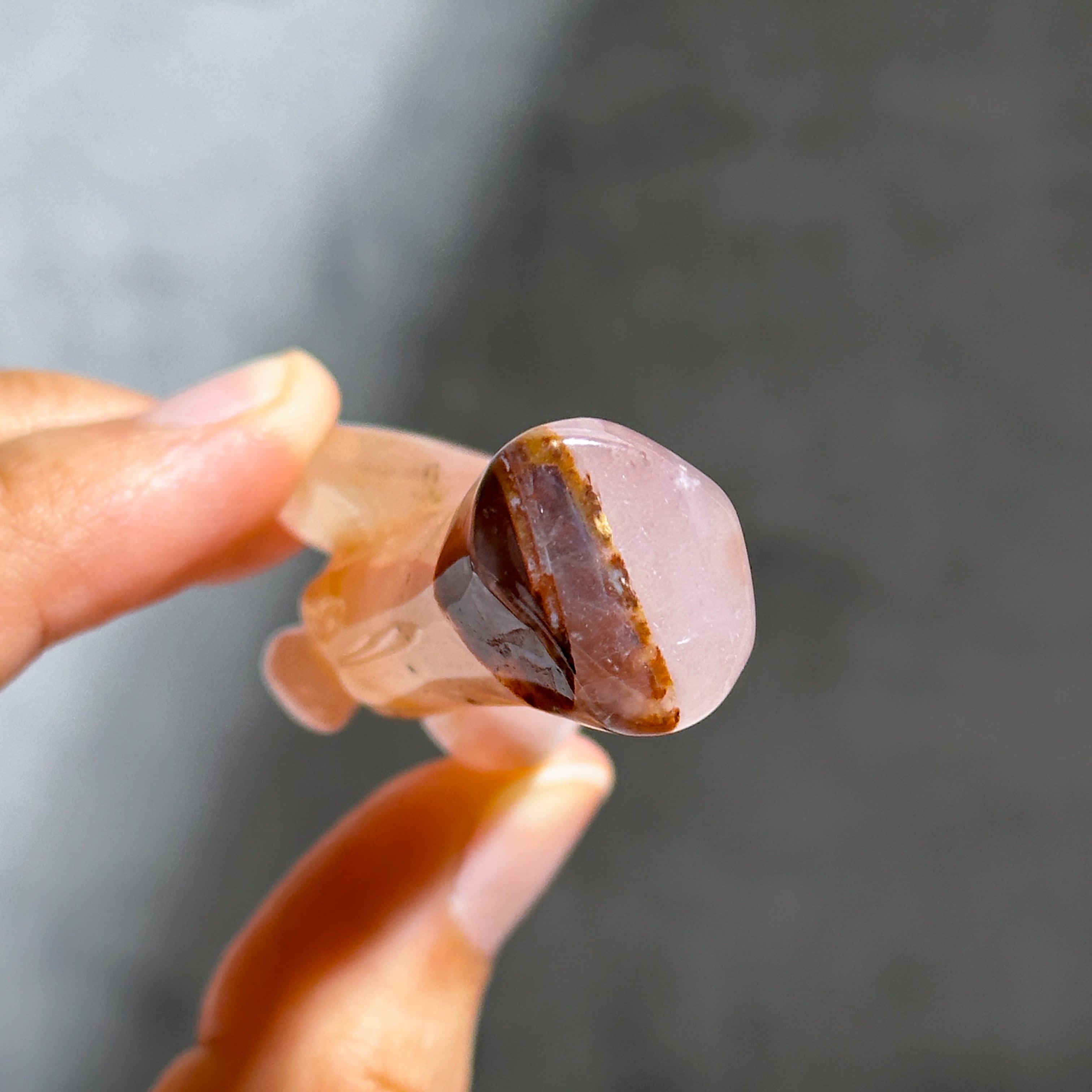 アイスローズクォーツ　ジェミー　スター　　うるうる　ゴールデンヒーラー　高品質 ゴールデンヒーラー×ローズクォーツ ミディアムエンジェル 02