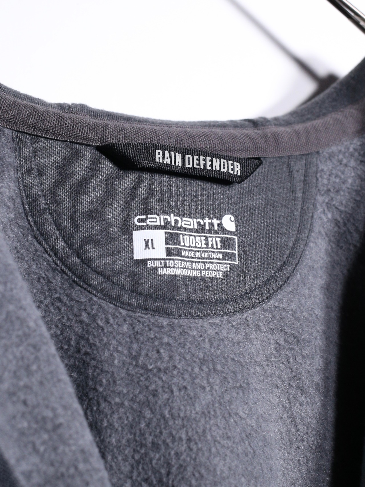 "carhartt" over wide silhouette back printed zip-up hoodie - 13