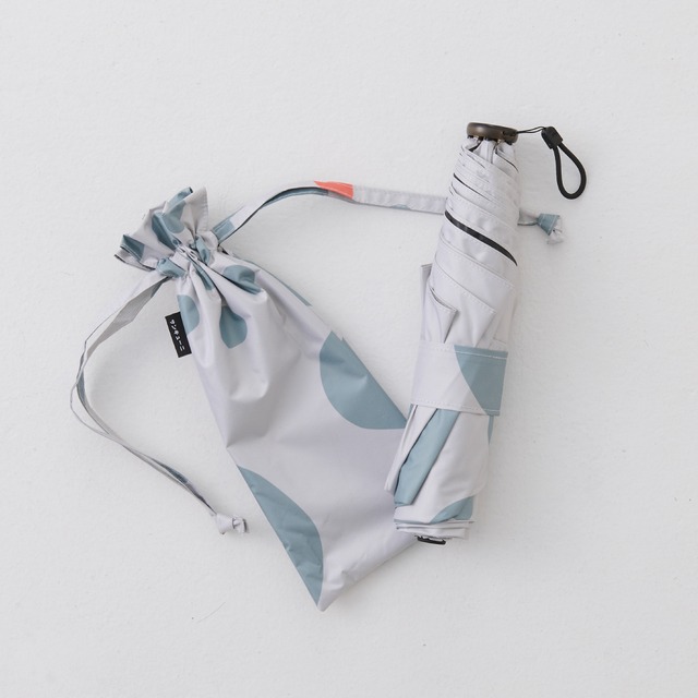 UV parasol / 軽量折りたたみ傘 "maru" gray