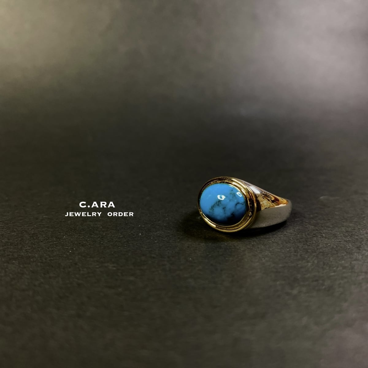 K18・ターコイズ 手作り1点物・ペンダントトップ | C.ARA K18・ターコイズ 手作り1点物・ペンダントトップ | C.ARA
