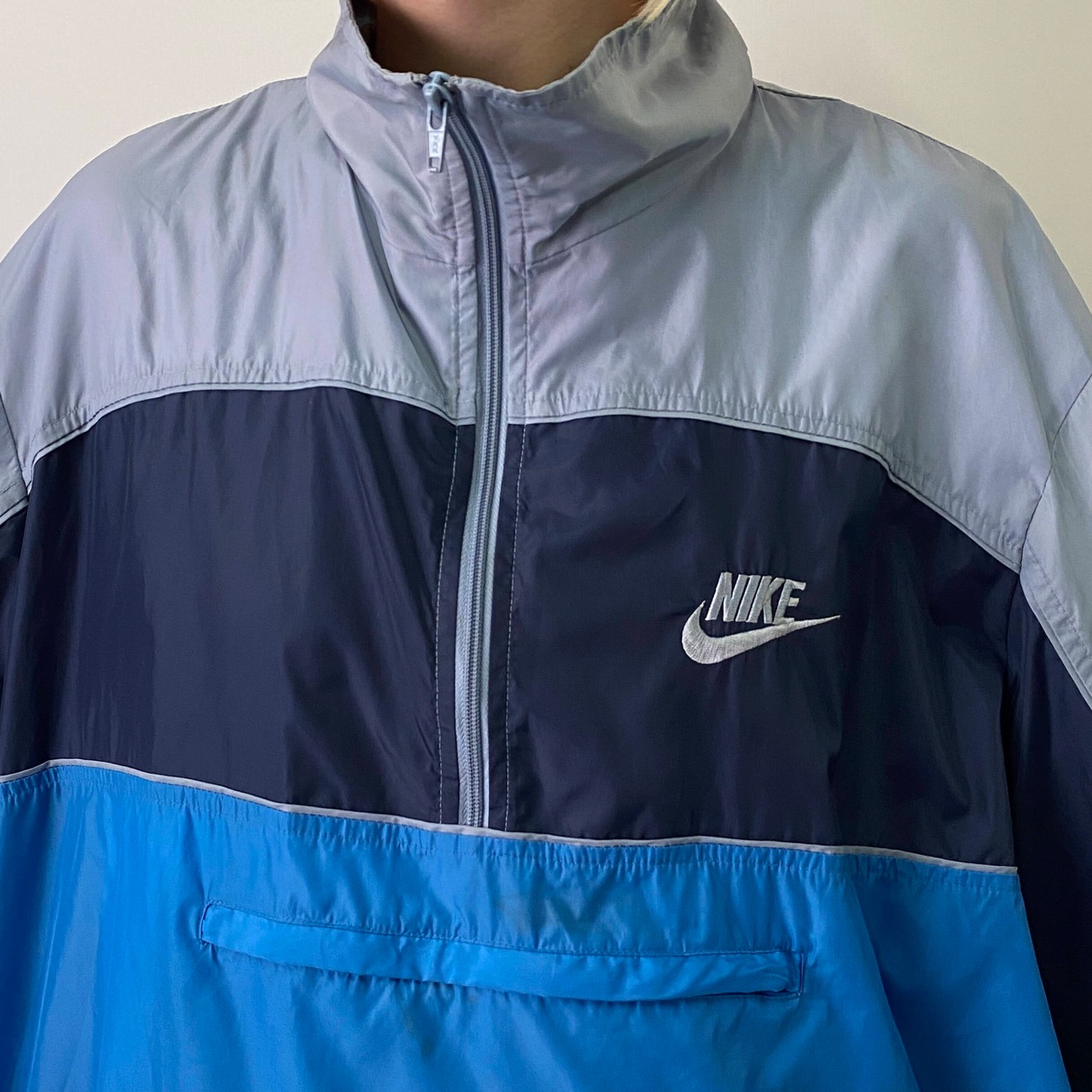 ビッグサイズ 80年代 NIKE ナイキ ハーフジップ スウォッシュ ワン 