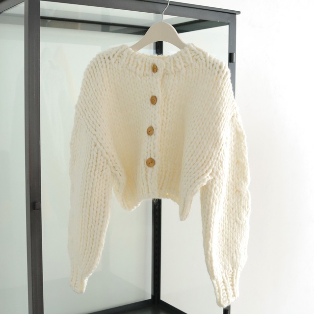 Hand made short cardigan 二ノ宮夏稀着用