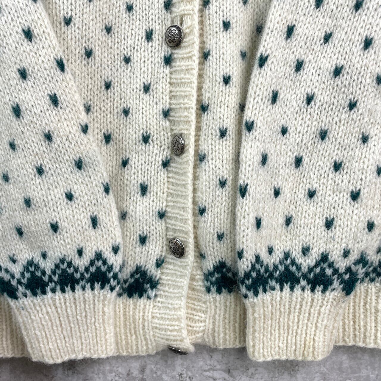 80年代 Eddie Bauer エディーバウアー ノルディック柄 バーズアイ