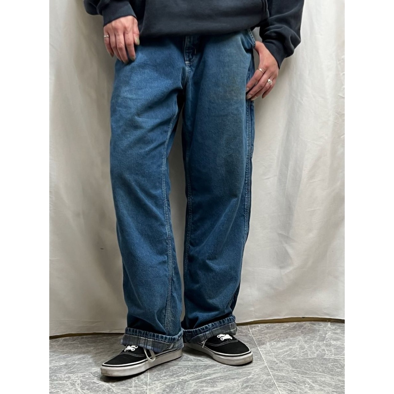 USA Carhartt ペインター ダブルフェイス デニムパンツ