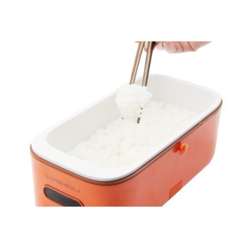 お弁当箱サイズマイコン式早炊き炊飯器 オレンジの商品画像6
