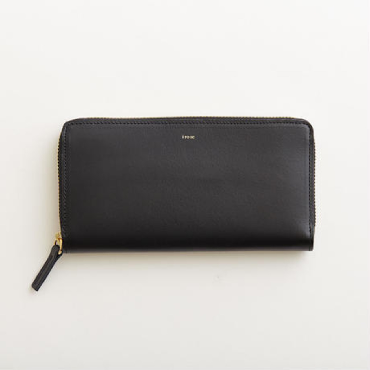 i ro se  pop-up long wallet  black　再入荷