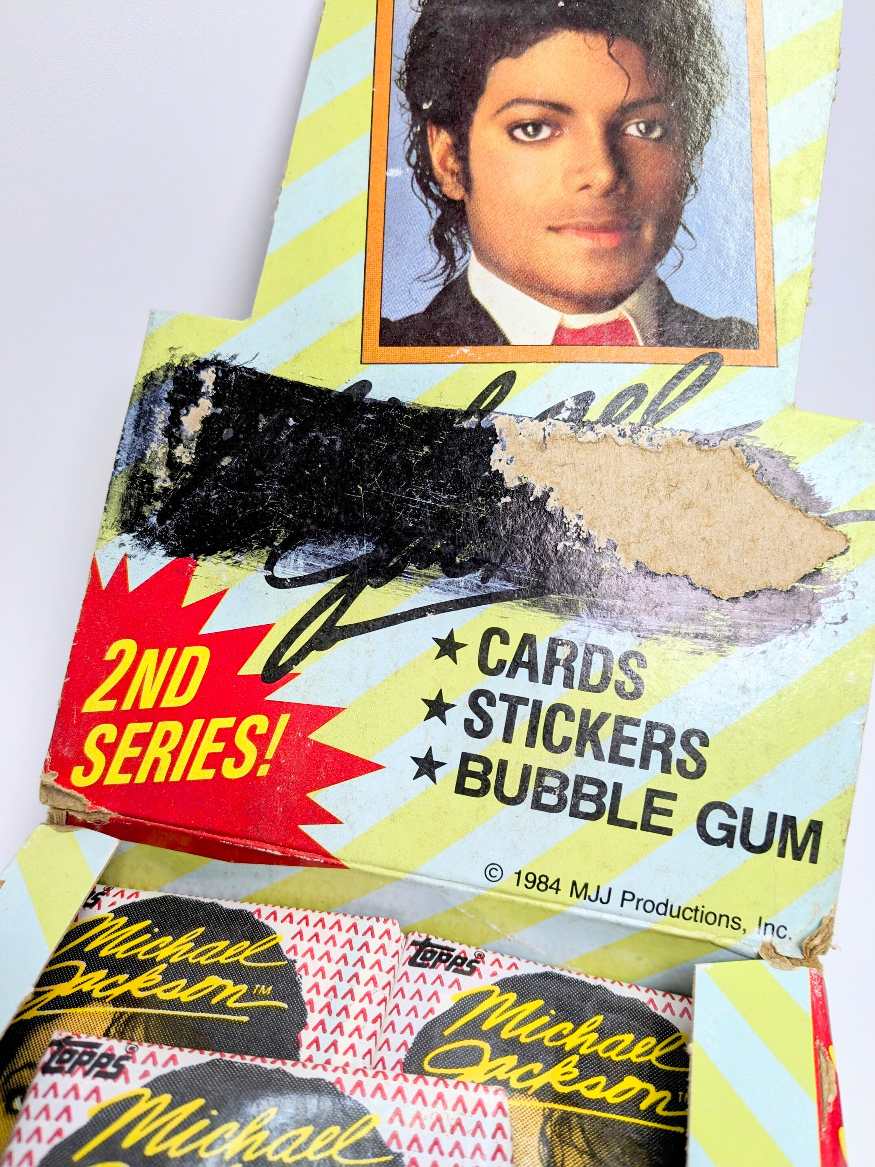【送料無料！】VINTAGE トレーディングカード・ステッカー単品 （1個=4CARDS＋2STICKER入り）【マイケル・ジャクソン Michael Jackson 】〚アメリカン雑貨 アメトイ〛