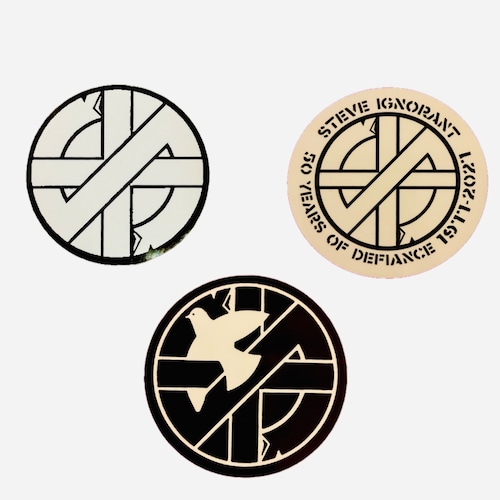 CRASS / Steve Ignorant presents CRASS  ステッカー3点セット