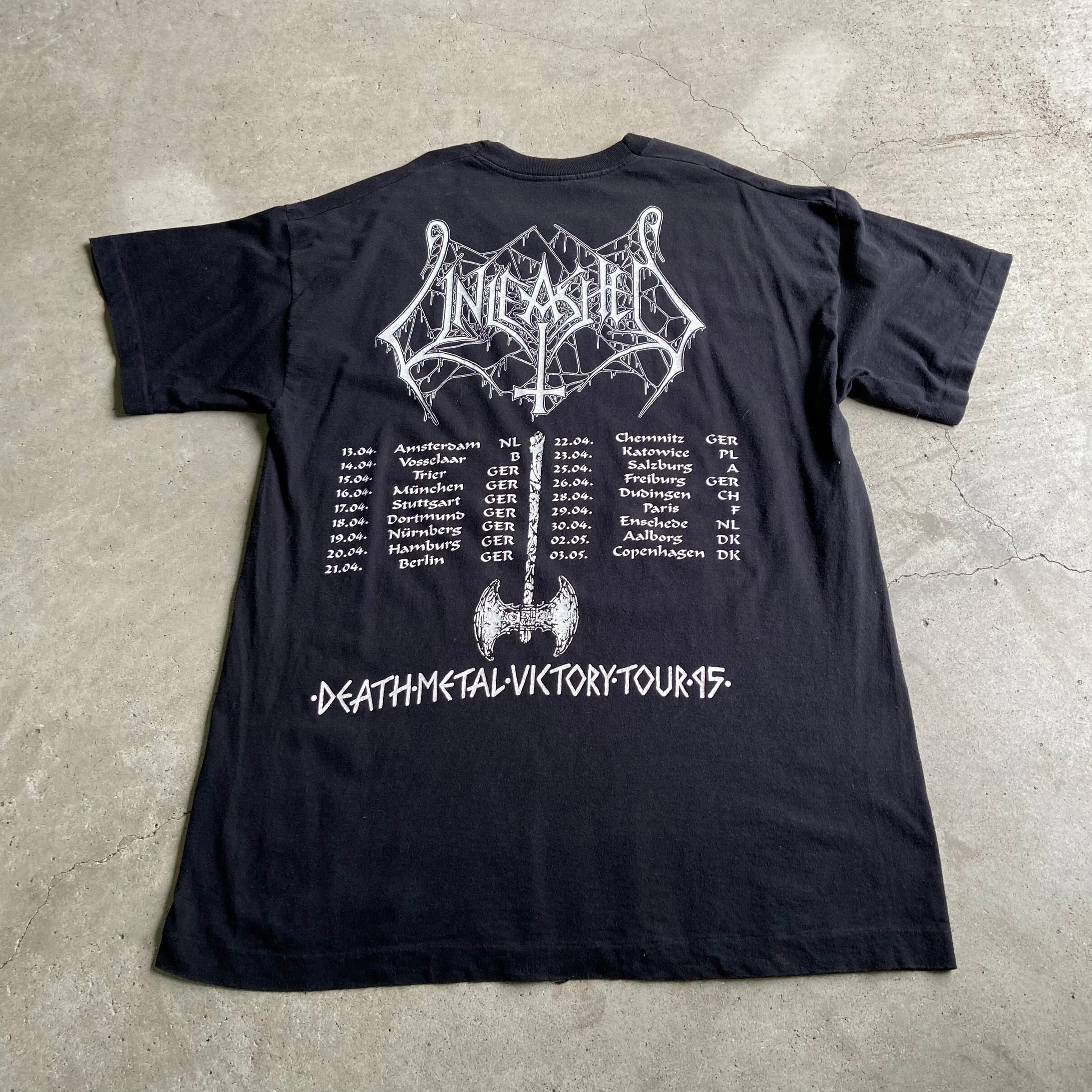 90年代 ヴィクトリー VICTORY デスメタル ツアー 1995 バンドTシャツ