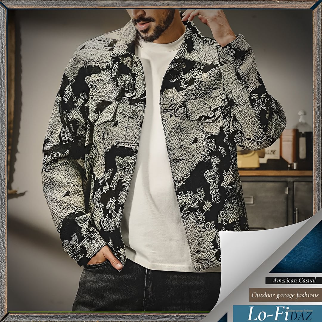 デザイン ヘビーデニムジャケット 21087