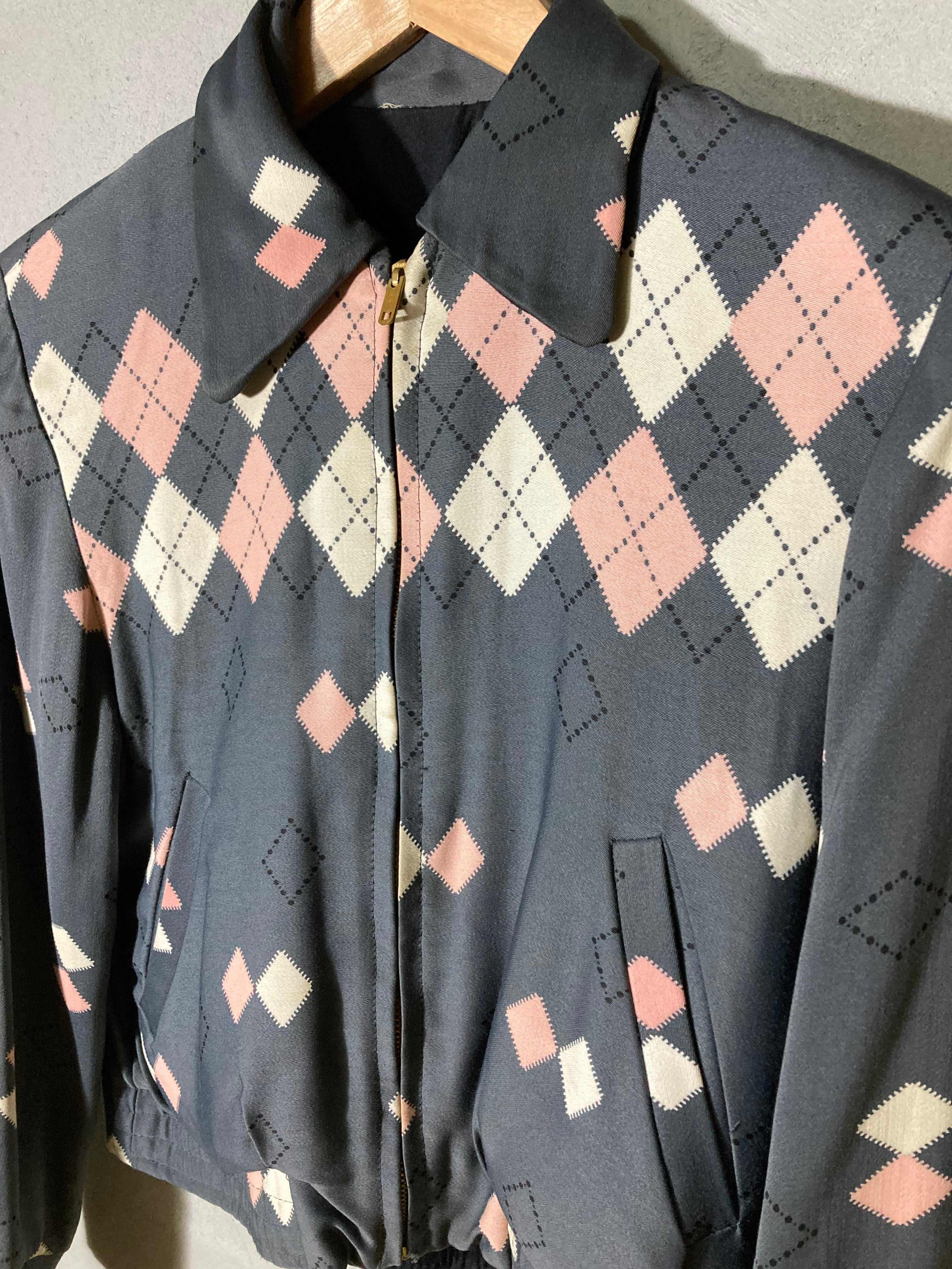 50s VINTAGE GABADINE JACKET  (beady clothing)